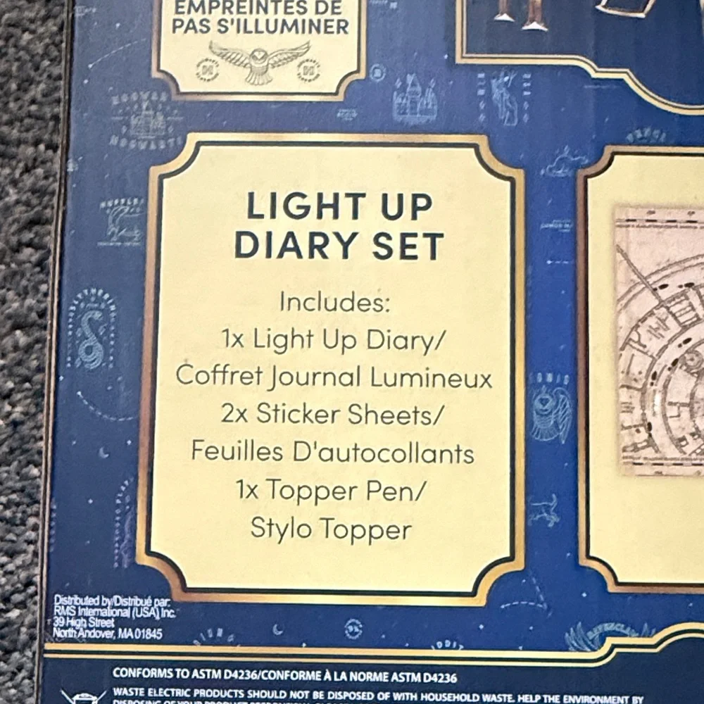 Harry Potter Light Up Marauders Map Diary Set